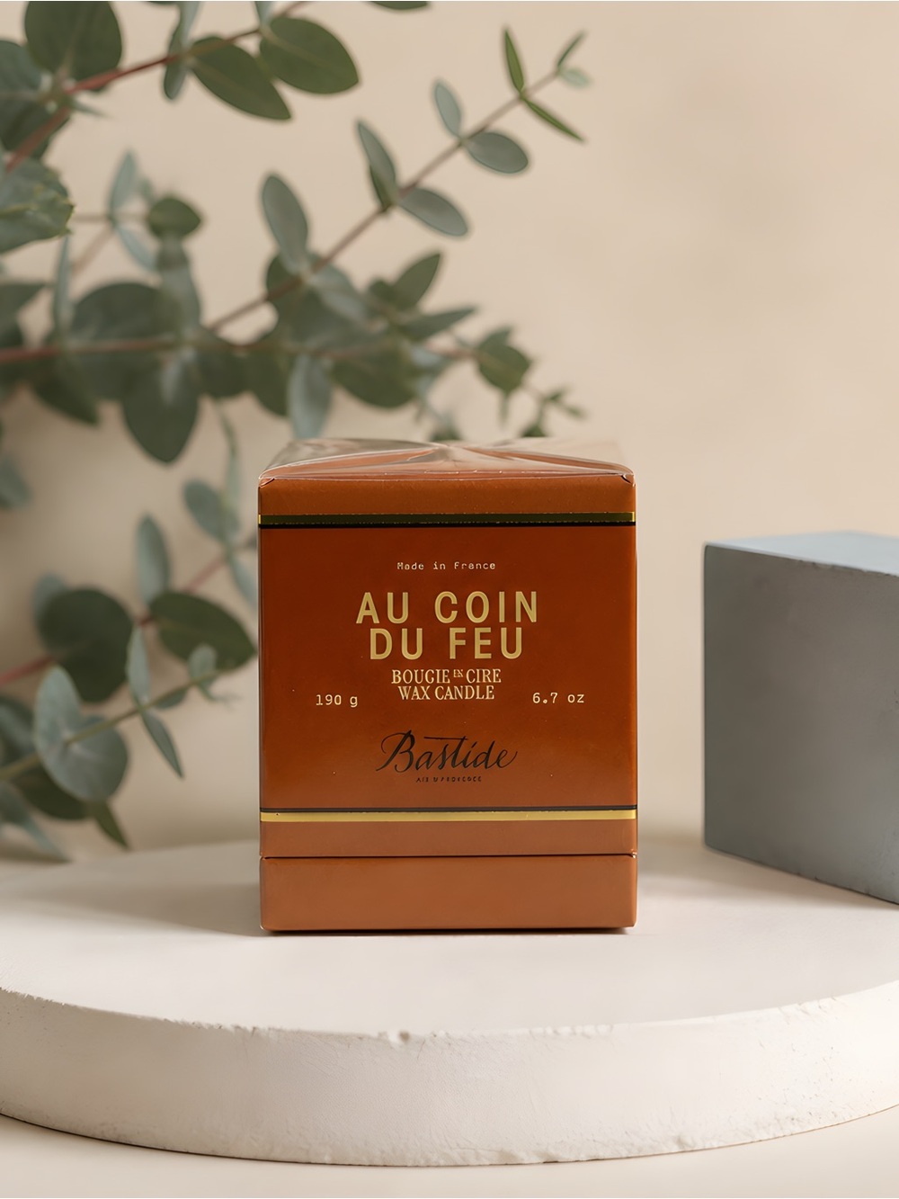 Bastide Au Coin Du Feu Bougie En Cire Wax Candle 6.7 Oz NIB/Sealed
